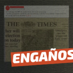 “El 11 de mayo de 1987, el London Times informó en su portada: ‘La OMS entregó 50 millones de vacunas contra la viruela del mono. Estaban contaminadas con el virus del SIDA'”: #Engañoso