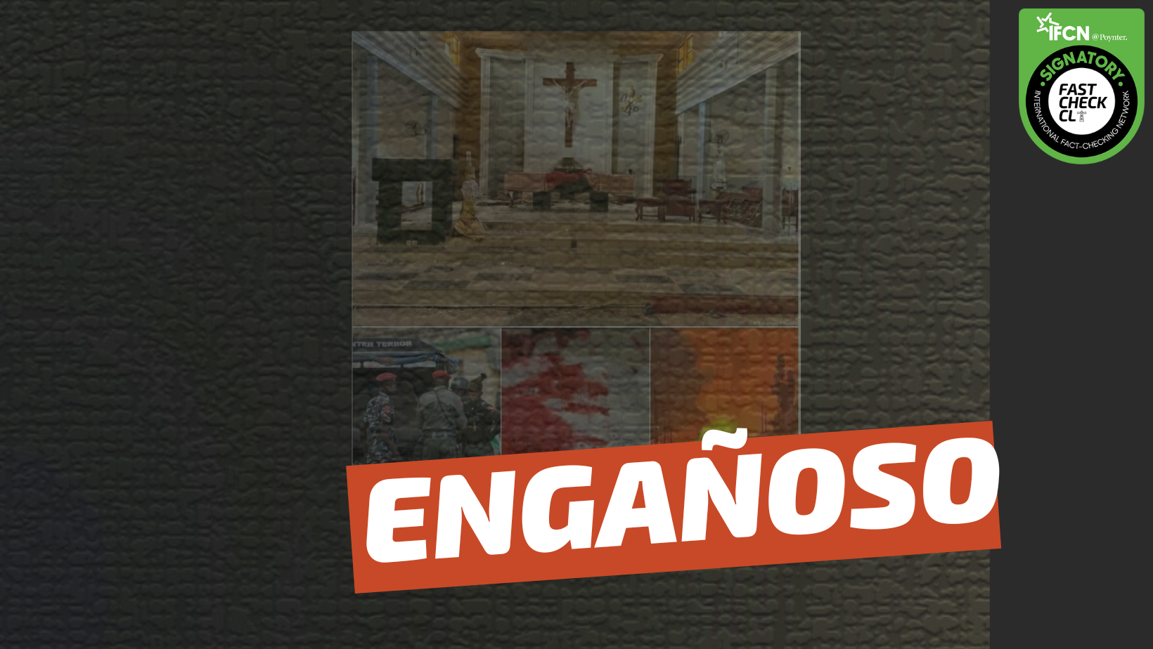 You are currently viewing (Imágenes) “Hombres desconocidos abren fuego adentro de una iglesia en Nigeria”: #Engañoso