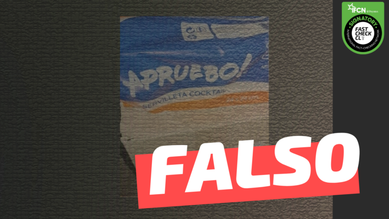 Lee más sobre el artículo Servilletas del “Apruebo!” se incluyen en cajas de mercadería entregadas por la Municipalidad de Ñuñoa: #Falso