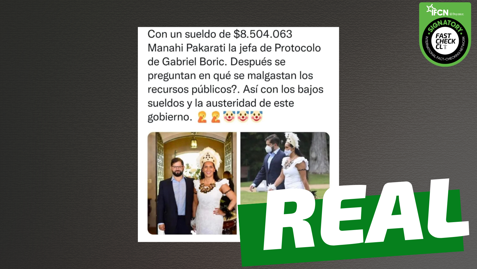 You are currently viewing “Con un sueldo de $8.504.063 Manahi Pakarati la jefa de Protocolo de Gabriel Boric”: #Real