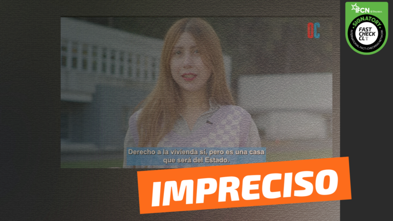 Read more about the article (Video) “Derecho a una vivienda, s铆, pero esta ser谩 del Estado”: #Impreciso