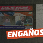 Daniel Stingo “Claramente nadie va a poder tener más de una vivienda”: #Engañoso
