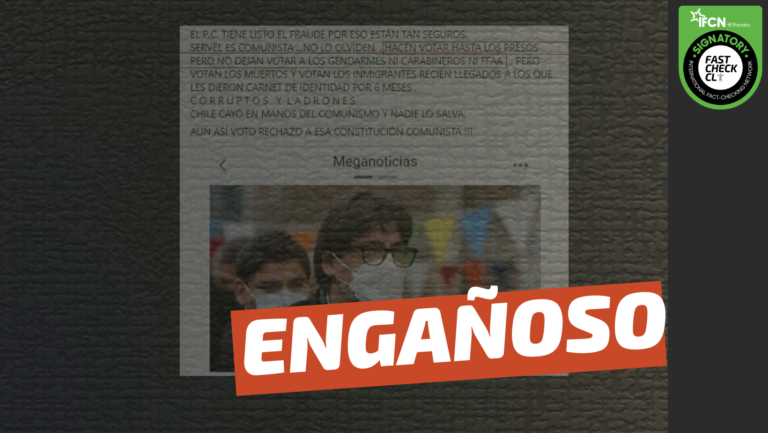 Read more about the article “Hacen votar hasta los presos, pero no dejan votar a los gendarmes, ni carabineros, ni FF.AA”: #Engañoso