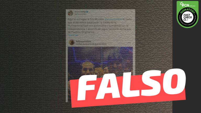 Lee más sobre el artículo La propuesta de nueva Constitución le permitirá a Evo Morales “establecer, a  través de la Plurinacionalidad con autonomía y autogobierno, la independencia o anexión de algún territorio declarado de Pueblos Originarios”: #Falso