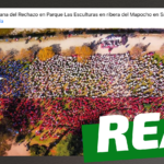 (Imagen) “La bandera humana del Rechazo en Parque de las Esculturas”: #Real