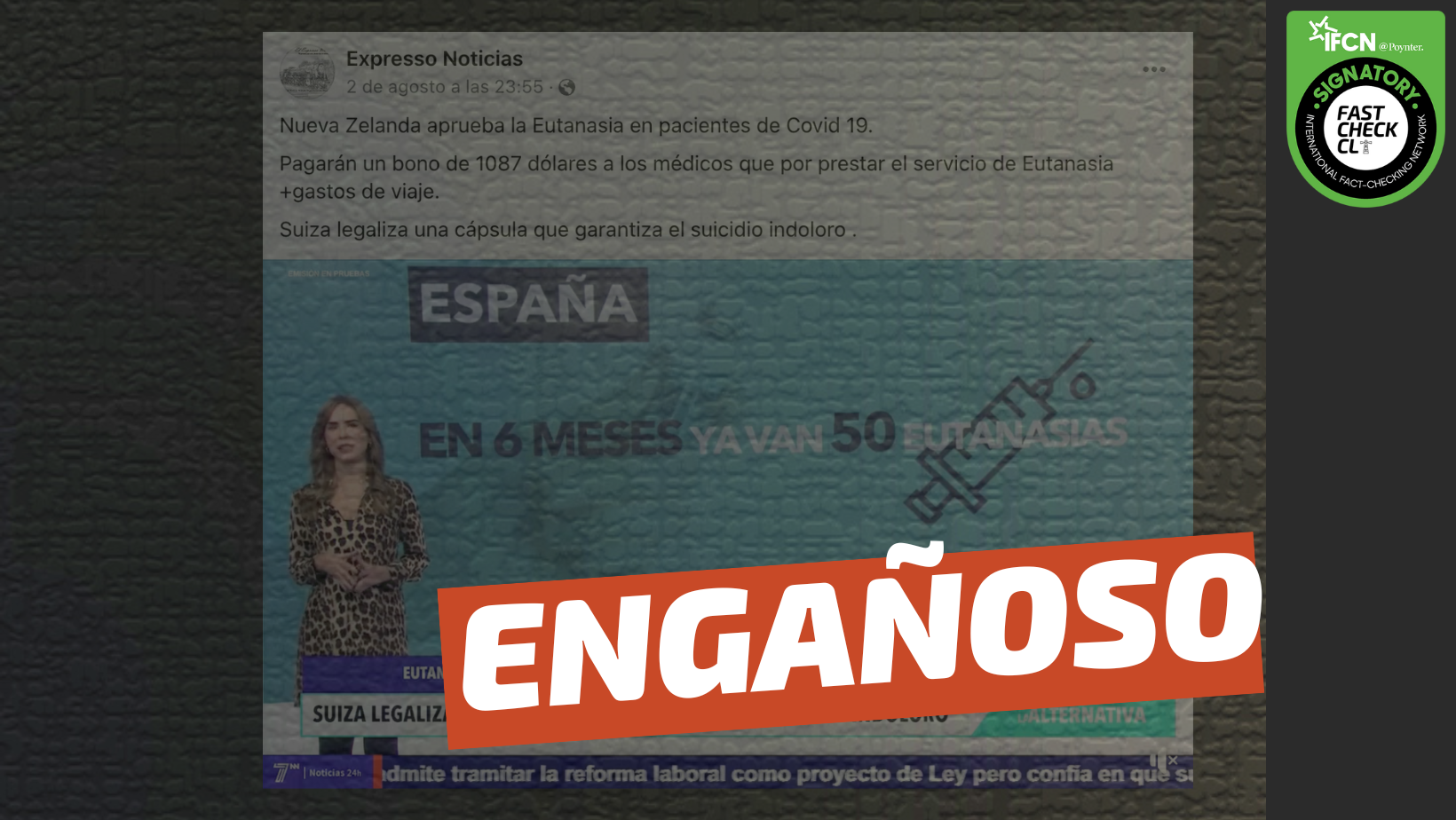 You are currently viewing “Nueva Zelanda aprueba la eutanasia en pacientes de Covid-19”: #Engañoso
