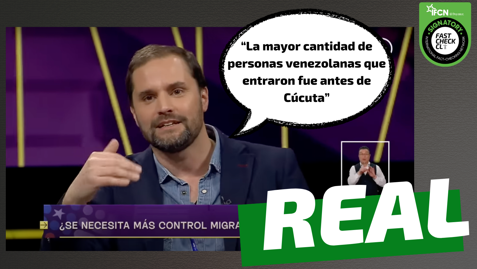 You are currently viewing “La mayor cantidad de personas venezolanas que entraron fue antes de Cúcuta”: #Real