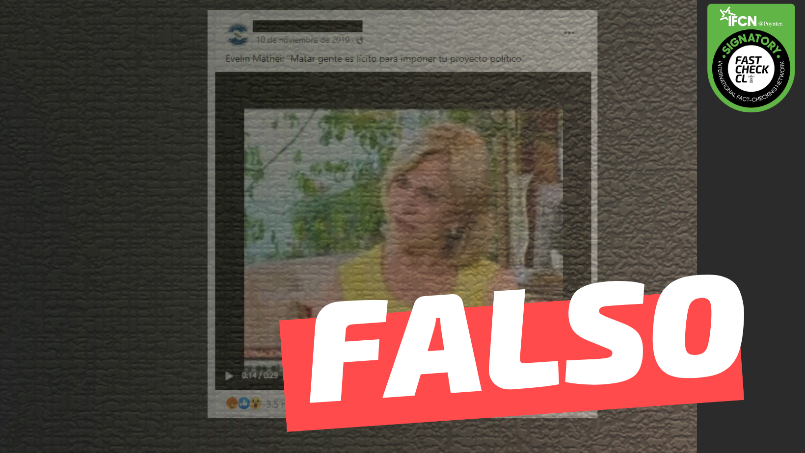 You are currently viewing (Video) Evelyn Matthei: “Matar gente es lícito, con tal de imponer tu proyecto político”: #Falso
