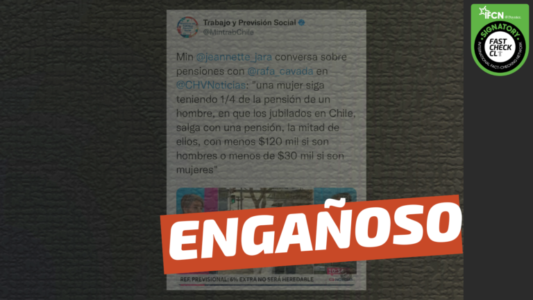 Read more about the article Los datos entregados por la ministra Jeannette Jara sobre el monto de pensiones de mujeres y hombres: #Engañoso