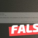“Director de la OMS arrestado por crímenes de lesa humanidad”: #Falso