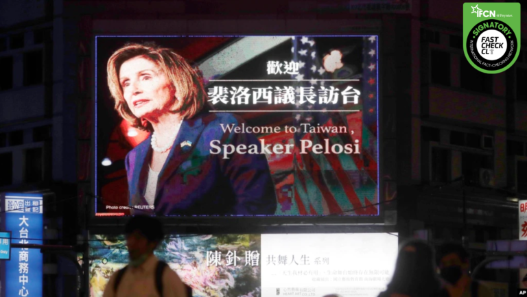 Read more about the article Una visita problemática: el aterrizaje de Nancy Pelosi en Taiwán, que sube la tensión global y el conflicto entre China y Estados Unidos