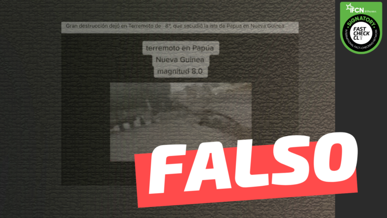 Read more about the article (Video) “Gran destrucción dejó el terremoto de 8° que sacudió la isla de Papúa Nueva Guinea”: #Falso