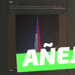 (Imagen) “El edificio más alto del mundo, el Burj Khalifa de Dubái se iluminó con los colores de la bandera de Chile, por el  cumpleaños de nuestra Patria”: #Añejo