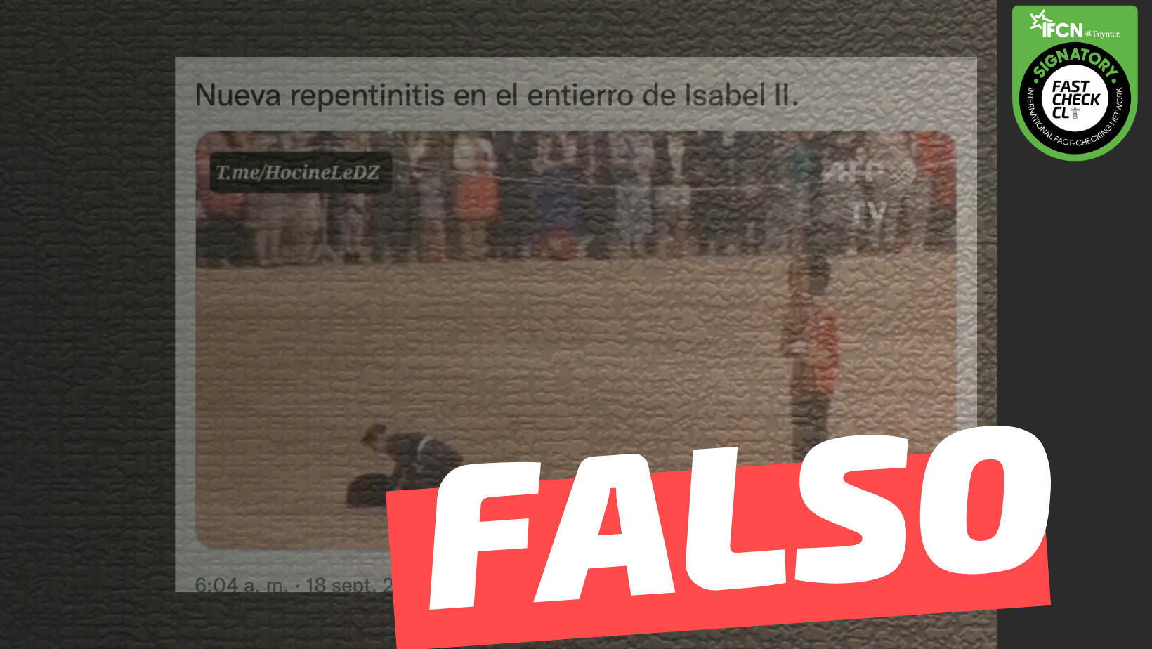 You are currently viewing (Video) Muerte de un guardia real en el entierro de la Reina Isabel II producto de la vacuna: #Falso