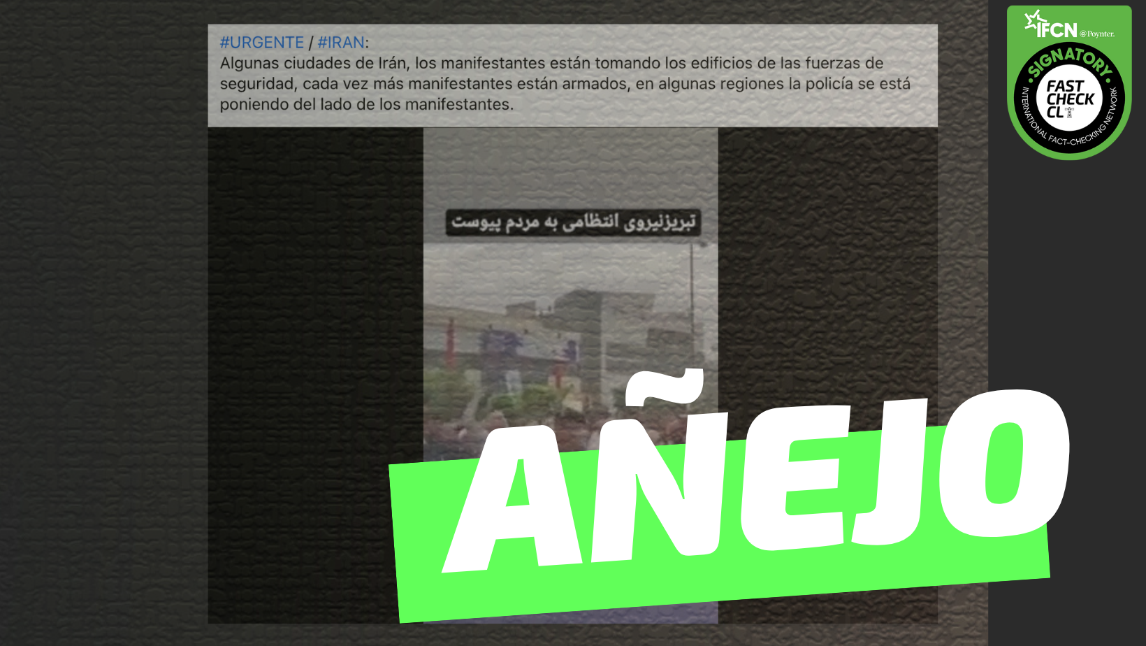 You are currently viewing Video de manifestantes en Irán tomándose los edificios de seguridad: #Añejo