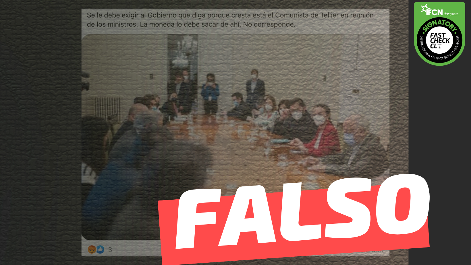 You are currently viewing (Imagen) “El Comunista de Teillier en reunión de los ministros”: #Falso