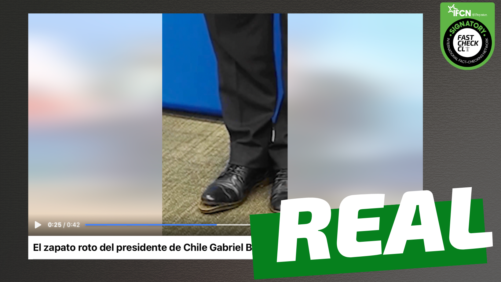 You are currently viewing (Video) “El zapato roto del Presidente de Chile Gabriel Boric”: #Real
