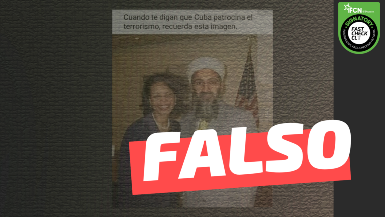 Read more about the article Imagen de Condoleezza Rice y Osama bin Laden: #Falso