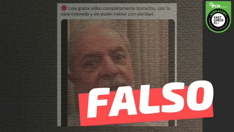 Lee más sobre el artículo “Lula graba video completamente borracho, con la cara colorada y sin poder hablar con claridad”: #Falso