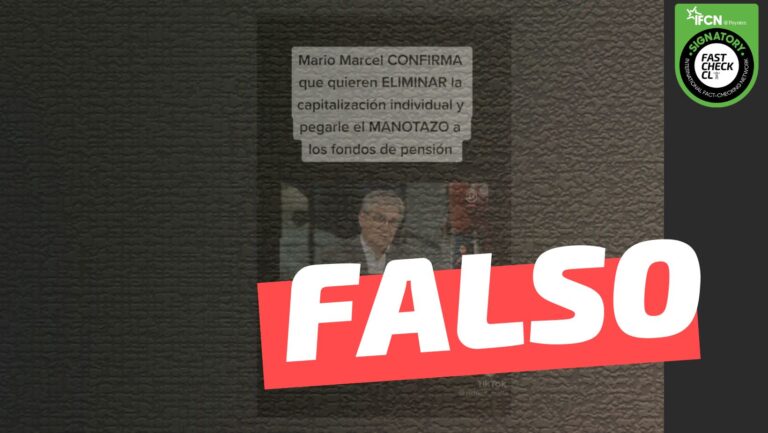 Read more about the article (Video) “Mario Marcel confirma que quieren eliminar la capitalización individual”: #Falso