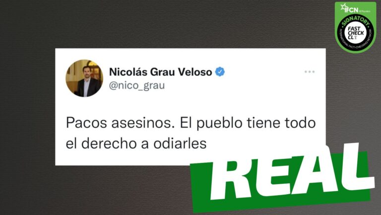 Read more about the article Nicolás Grau, ministro de Economía: “Pacos asesinos. El pueblo tiene todo el derecho a odiarles”: #Real