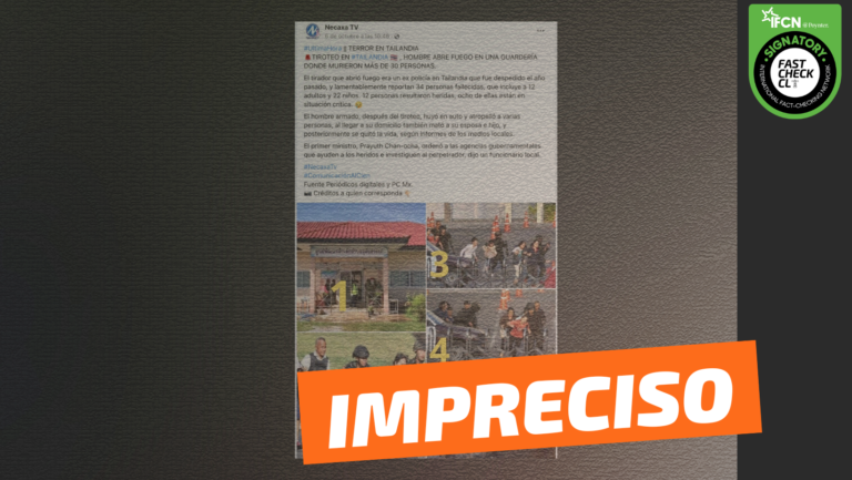 Read more about the article (Imágenes) “Terror en Tailandia, hombre abre fuego en una guardería donde murieron más de 30 personas”: #Impreciso