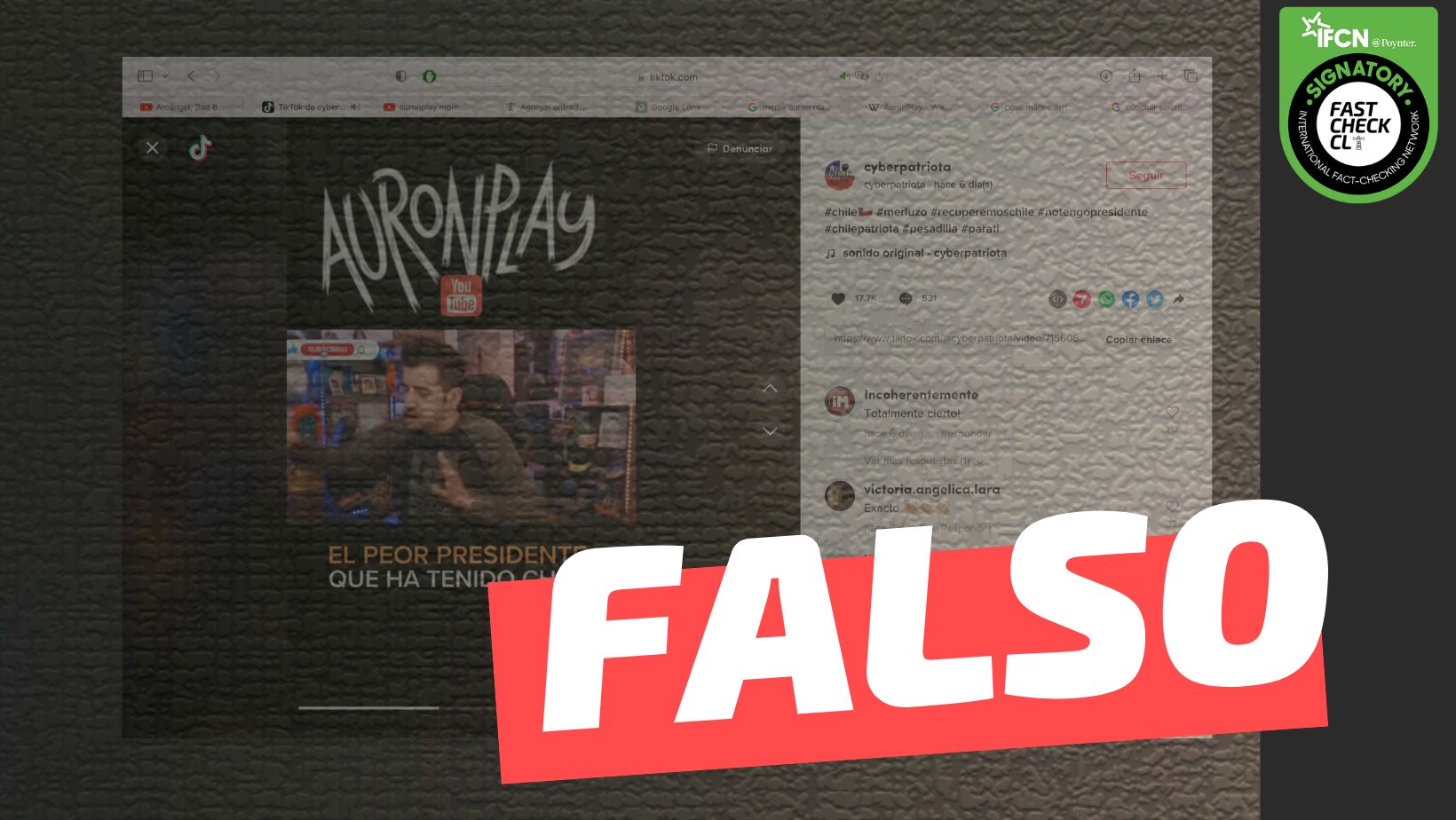 You are currently viewing (Video) Streamer AuronPlay dice que Gabriel Boric es el peor presidente que ha tenido Chile: #Falso