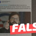 “El presidente Boric anunció su proyecto de pensiones como ‘el primer sistema mixto de la historia'”: #Falso