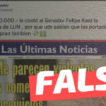 “$ 9.500.000 le costó al Senador Felipe Kast la portada de LUN”: #Falso