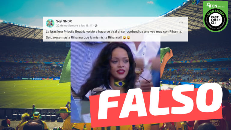Read more about the article (Video) “La brasilera Priscila Beatriz volvió a hacerse viral al ser confundida una vez más con Rihanna”: #Falso