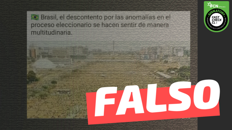 Read more about the article (Video) “Brasil, el descontento por las anomalías en el proceso eleccionario se hacen sentir de manera multitudinaria”: #Falso