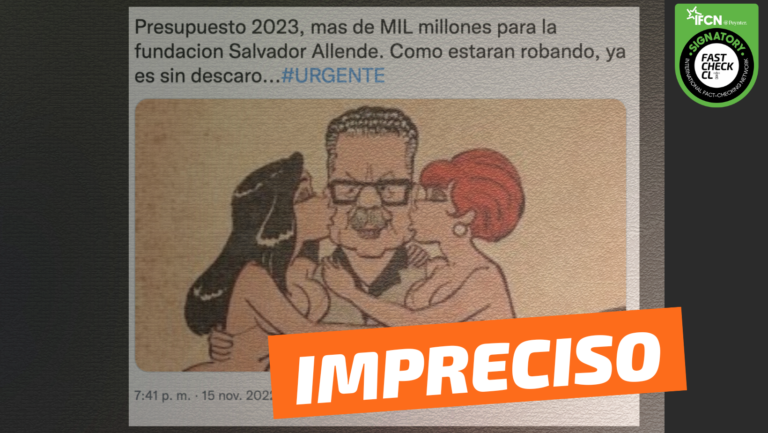 Read more about the article “Presupuesto 2023: más de mil millones para la fundación Salvador Allende”: #Impreciso