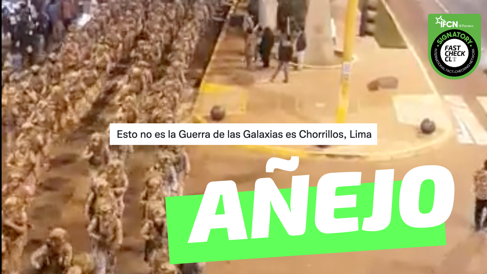 You are currently viewing (Video) “Esto no es la guerra de las galaxias es Chorrillos, Lima”: #Añejo