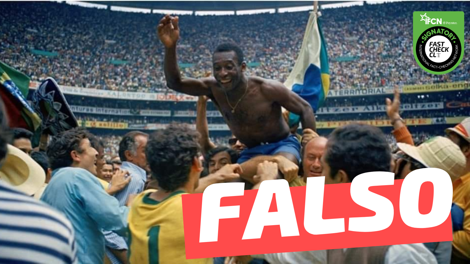 You are currently viewing “Fallece a los 82 años Edson Arantes do Nascimiento, el rey ‘Pelé'”: #Falso