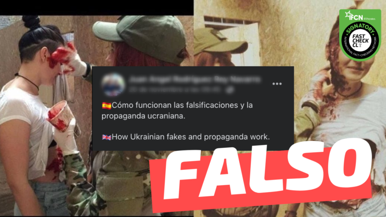 Read more about the article (Imagen) “CÃ³mo funcionan las falsificaciones y la propaganda ucraniana”: #Falso