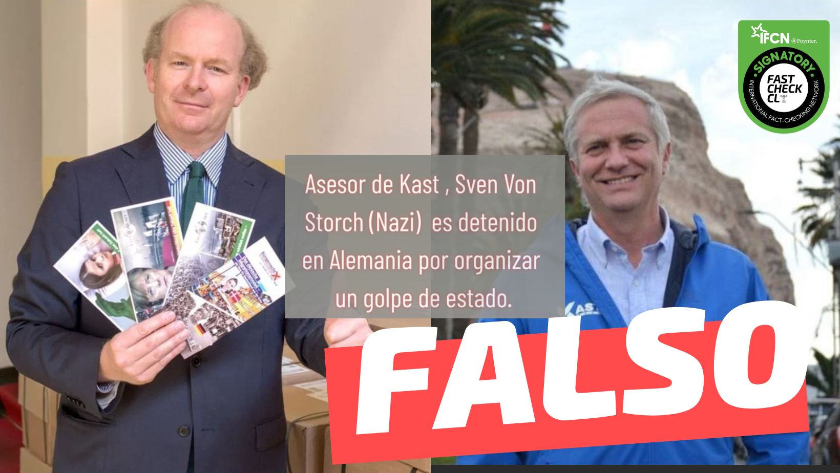 You are currently viewing “Asesor de Kast, Sven von Storch, es detenido en Alemania por organizar un golpe de Estado”: #Falso