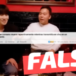 “Transmisor en vivo coreano ‘muere repentinamente’ en cámara”: #Falso