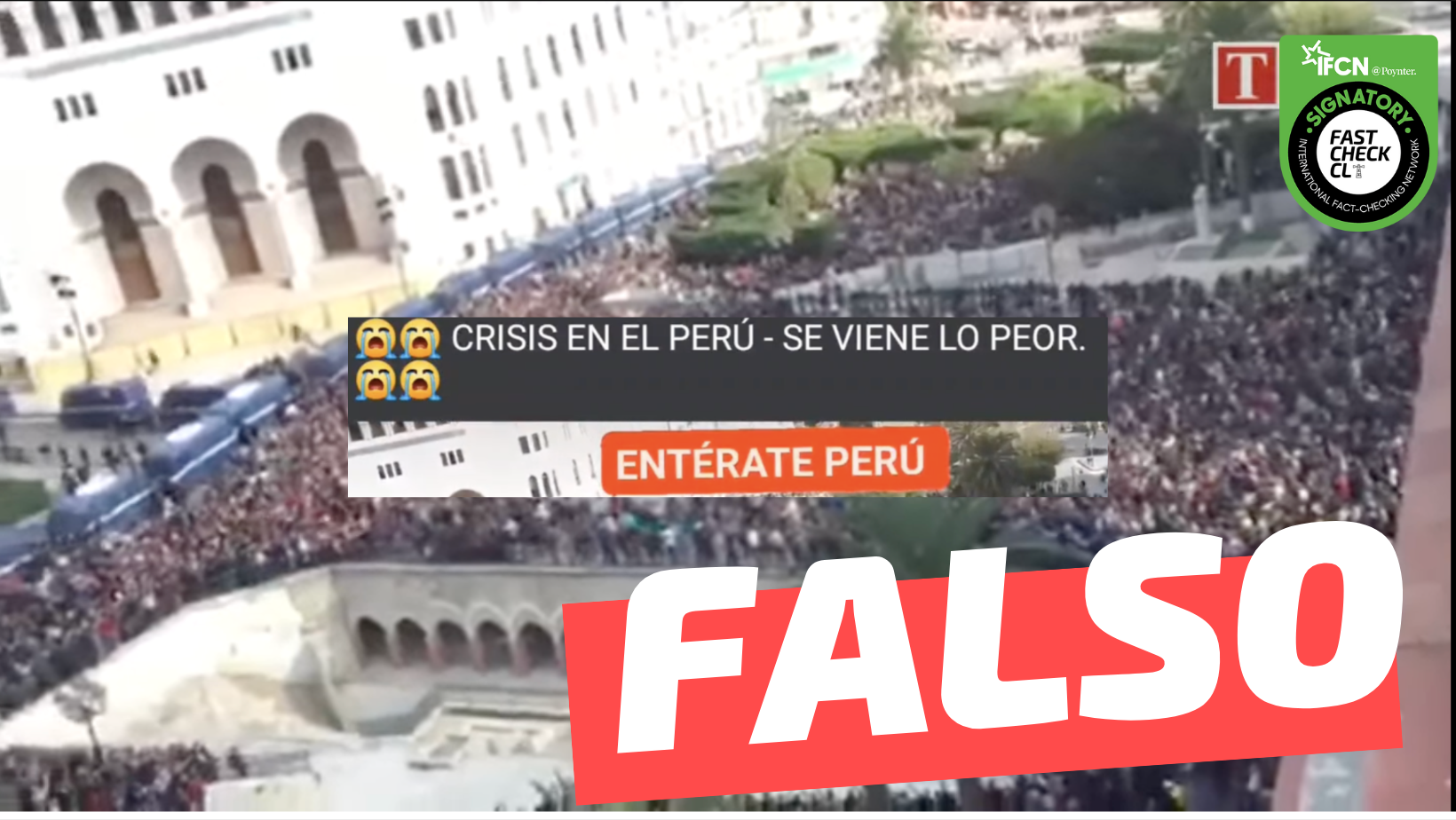You are currently viewing Video que muestra la crisis que se vive en Perú: #Falso