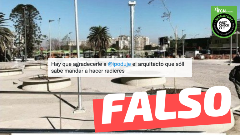 Read more about the article Iván Poduje participó en la creación de la Plaza Egaña: #Falso