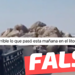 (Video) “Terrible lo que pasó esta mañana en el litoral” de Chile: #Falso