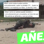 (Video) “Miren como un policía queda tendido y convulsionando” en Perú: #Añejo