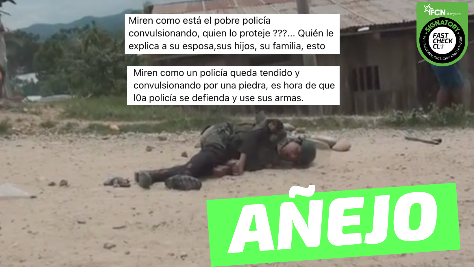 You are currently viewing (Video) “Miren como un policía queda tendido y convulsionando” en Perú: #Añejo