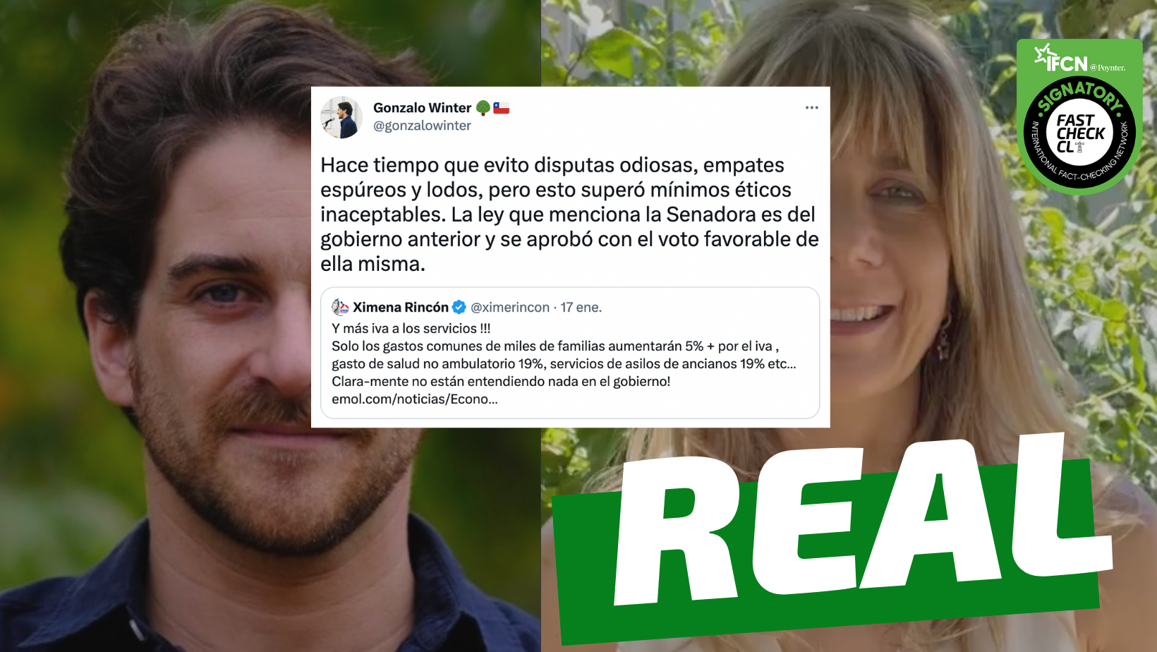 You are currently viewing “La ley que menciona la senadora (sobre el cobro de IVA a los servicios) es del gobierno anterior y se aprobó con el voto favorable de ella misma”: #Real