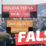Video muestra policías infiltrados en manifestación de Perú: #Falso