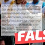 “El Papa Francisco se lució con este tremendo mensaje: ‘Esta vida se va a ir rápido, no pelee con la gente (…)'”: #Falso