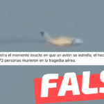 “Video muestra el momento exacto en que un avión se estrella, el hecho ocurrió en Nepal”: #Falso