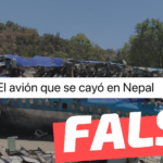 (Video) “El avión que se cayó en Nepal”: #Falso