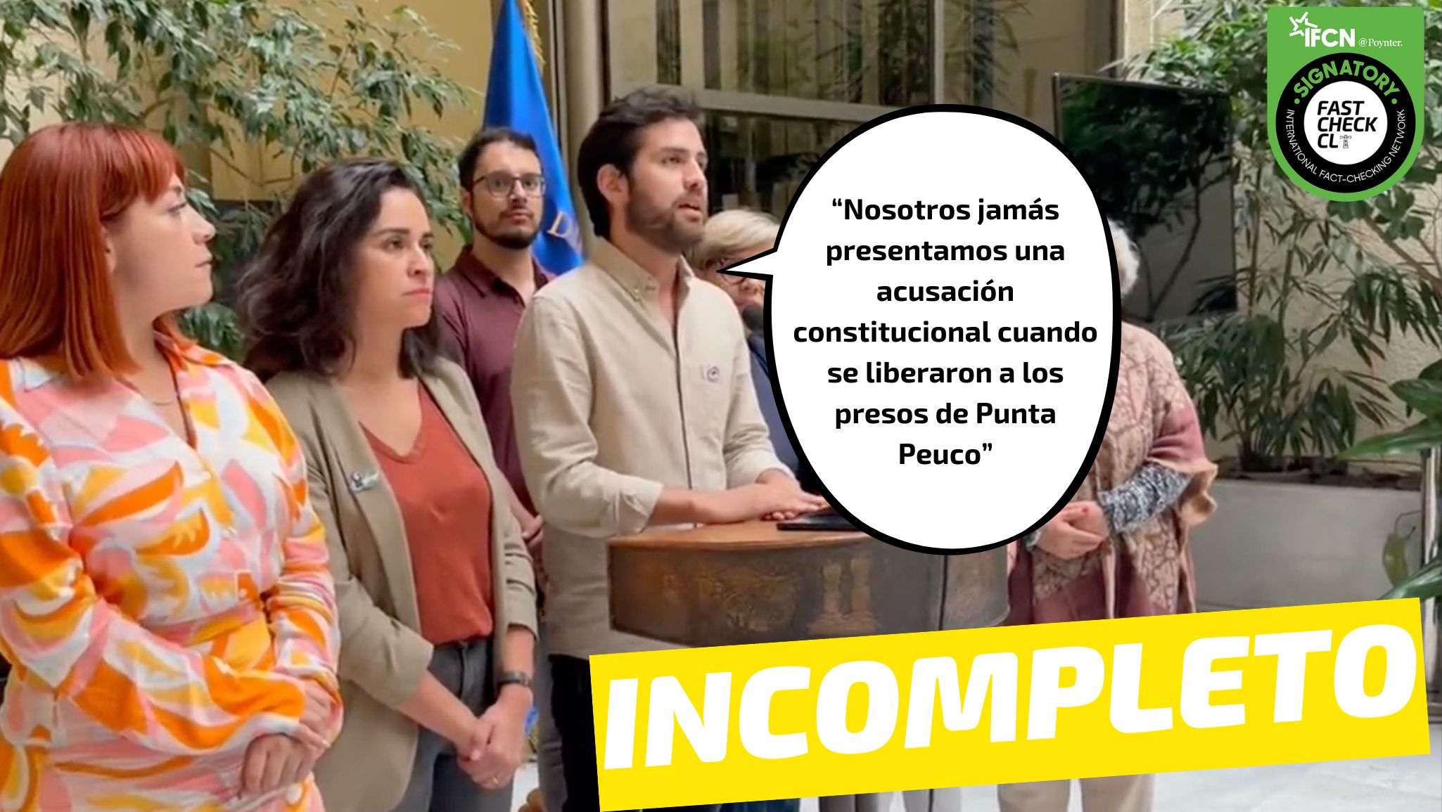 You are currently viewing “Nosotros jamás presentamos una acusación constitucional cuando se liberaron a los presos de Punta Peuco”: #Incompleto