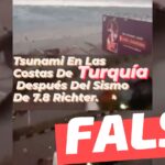 (Video) “Tsunami en las costas de Turquía después del sismo de 7.8 Richter”: #Falso