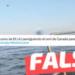 “Video exclusivo de EE.UU persiguiendo el OVNI de Canadá para derribarlo”: #Falso